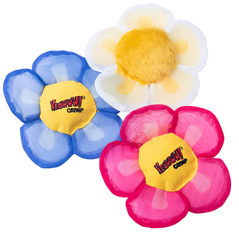 Yeowww! Catnip Daisy Flower Tops