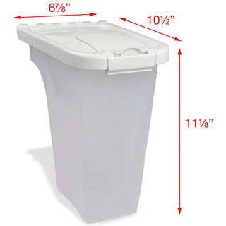 Van Ness Pet Food Dispenser with Flip Open Lid