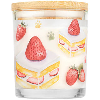 One Fur All Pet House Candle - Strawberry Shortcake
