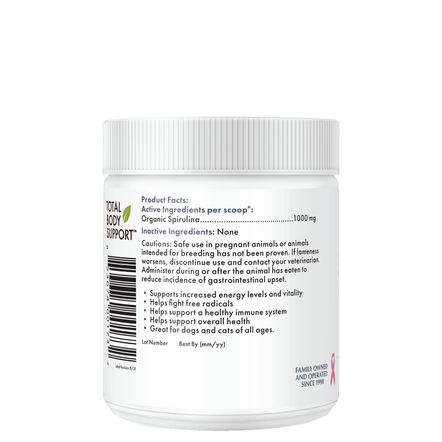 Wholistic Pet Organics Spirulina Powder
