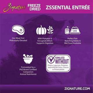 Zignature Freeze-Dried Zssentials
