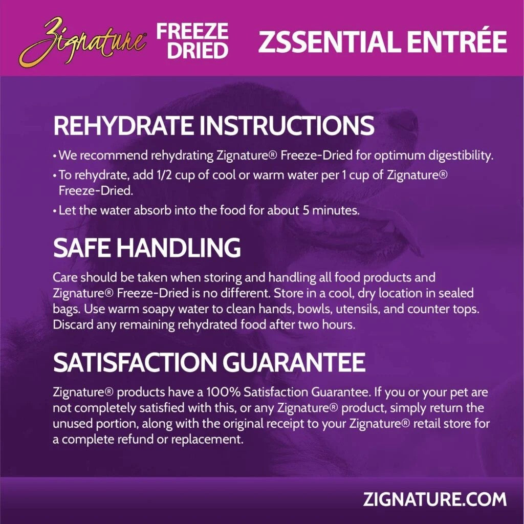 Zignature Freeze-Dried Zssentials
