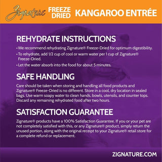Zignature Freeze-Dried Kangaroo