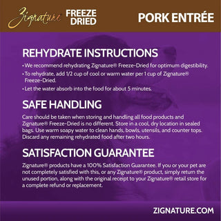 Zignature Freeze-Dried Pork