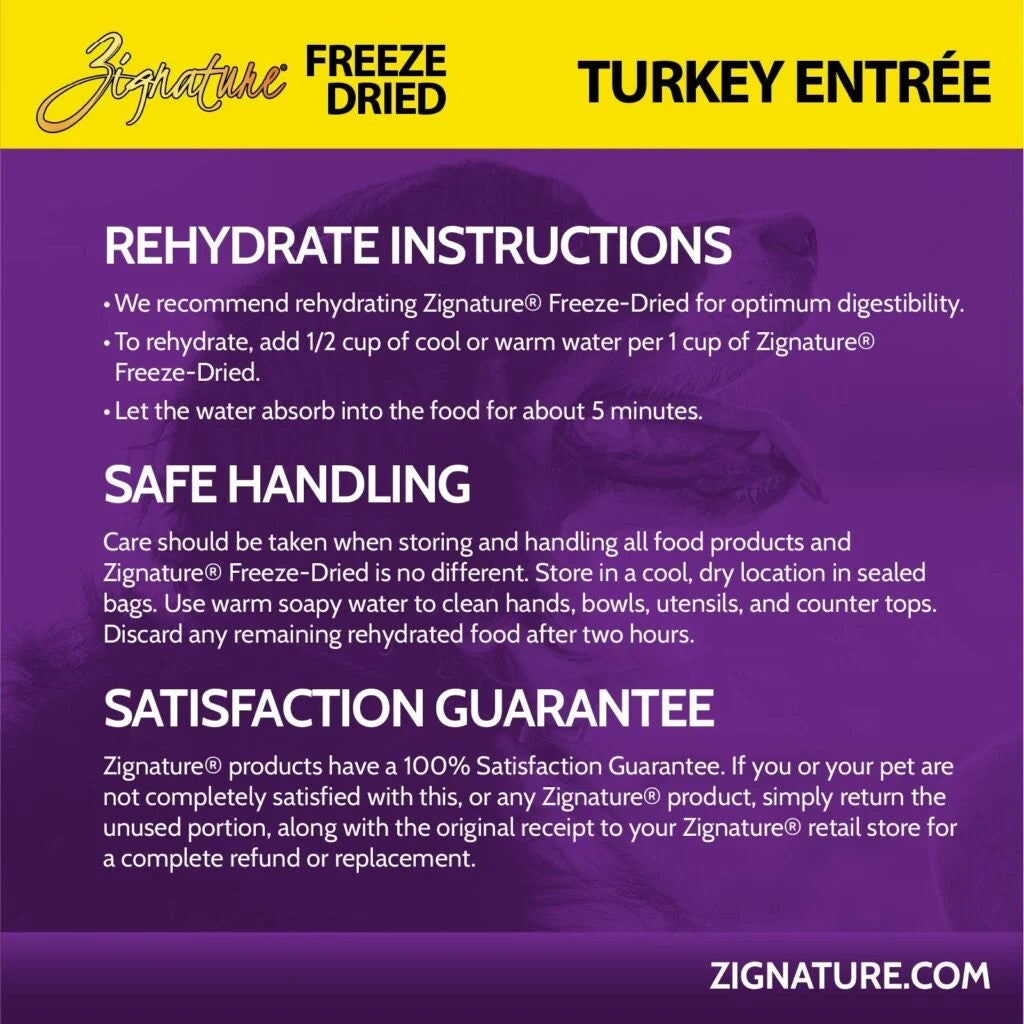 Zignature Freeze-Dried Turkey