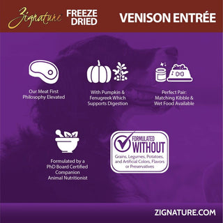 Zignature Freeze-Dried Venison