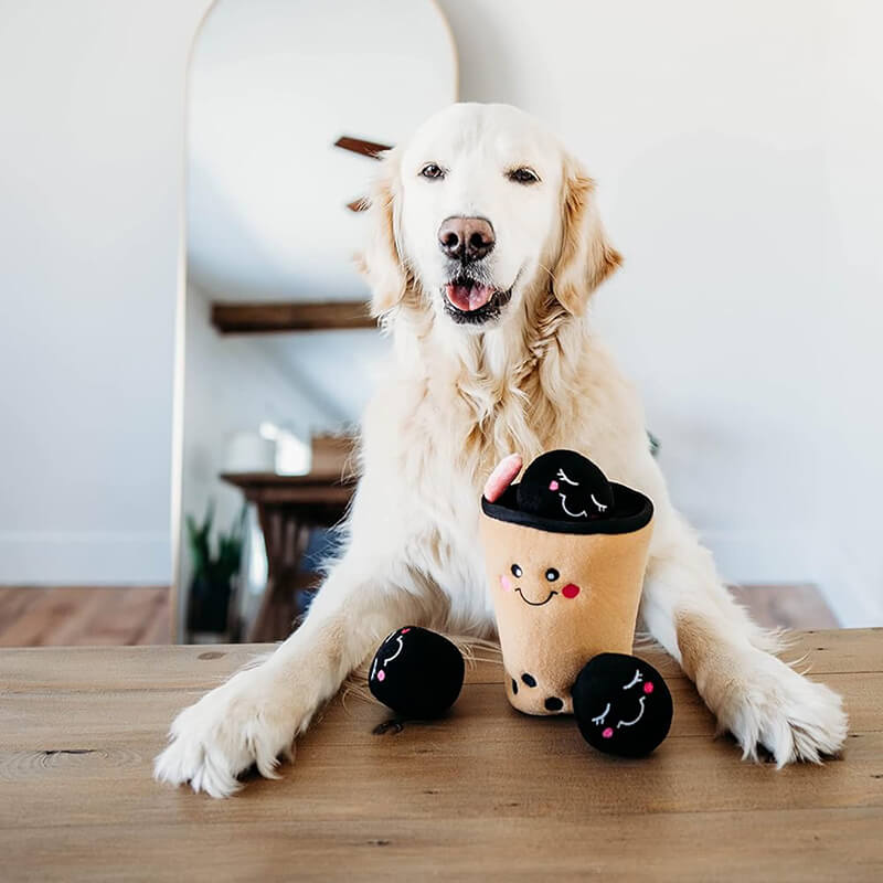 Zippy Paws Burrow boba Milk Tea