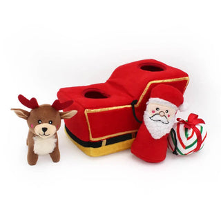 Zippy Paws Burrow Santa's Sleigh