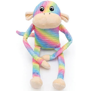 Zippy Pawz Spencer the Rainbow Crinkle Monkey