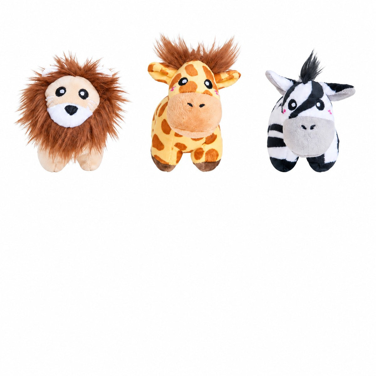 ZippyPaws Miniz Jungle Safari 3-Pack