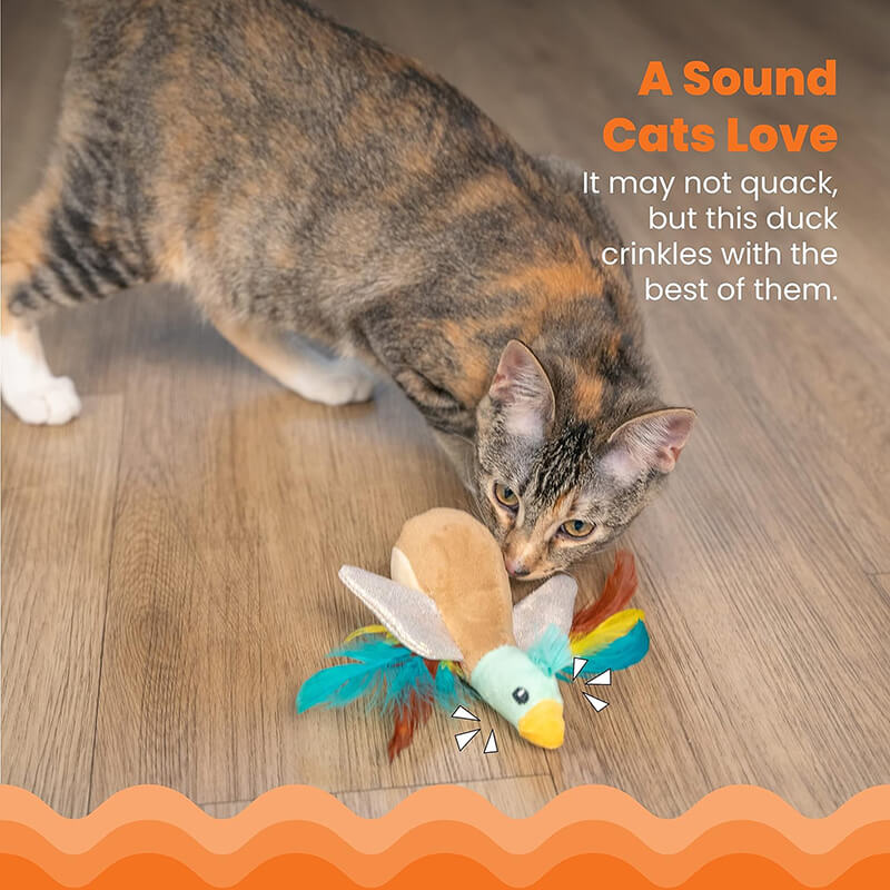 Catstages flapperz Duck Catnip Toy