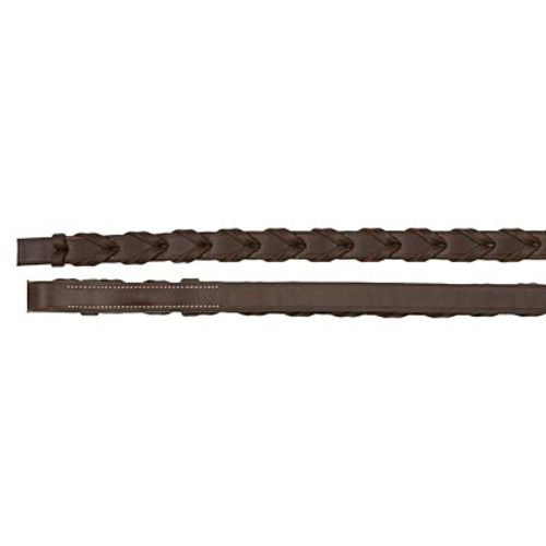 Camelot Laced Reins Brown
