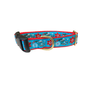 Mackenzie Poinsettia Turquoise Collar