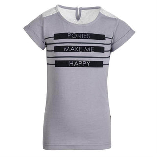 Horseware Girls Ponies Make Me Happy Tee