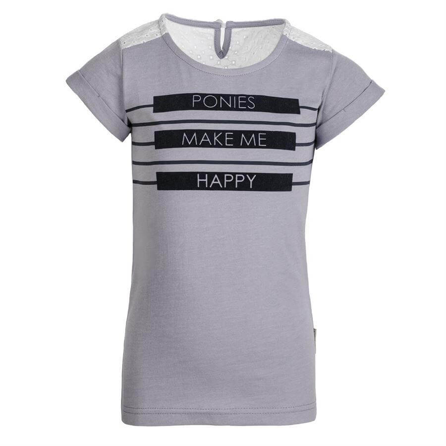 Horseware Girls Ponies Make Me Happy Tee