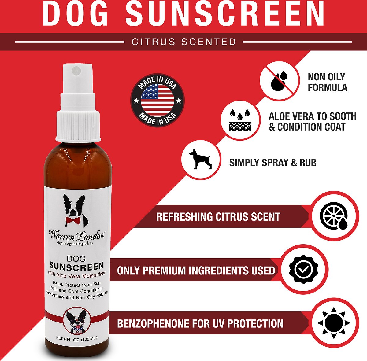 Warren London Dog Sunscreen