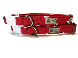 Very Vintage Organic Cotton Collar Snowman Time