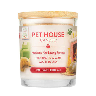 One Fur All Pet House Candle Holidays Fur All