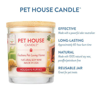 One Fur All Pet House Candle Holidays Fur All