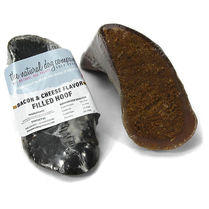 Tuesday's Natural Dog Company Bacon & Cheese Filled Cow Hoof
