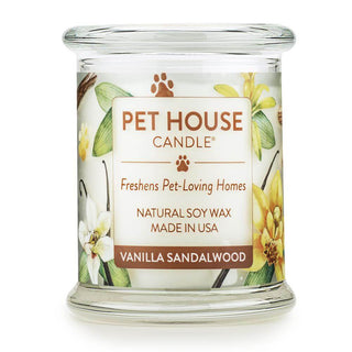 One Fur All Pet House Candle - Vanilla Sandalwood