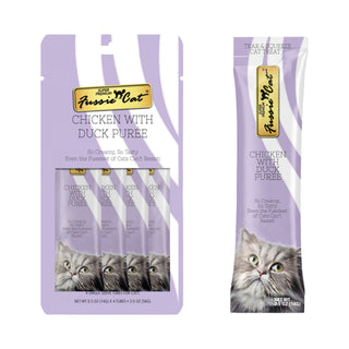 Fussie Cat Puree Lickable Treat Chicken & Duck