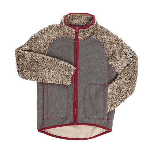 Horseware Kids Reversible Fleece-Beige/Charcoal