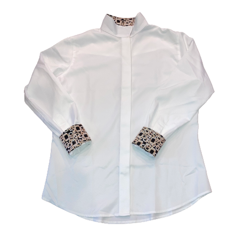Tailored Sportsman Coolmax Shirt Chain Gang Brown/Tan/Black 6R