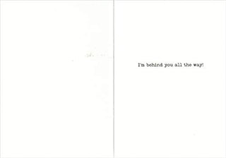 Avanti America Collection Encouragement Card - Foal Under Horses Tail