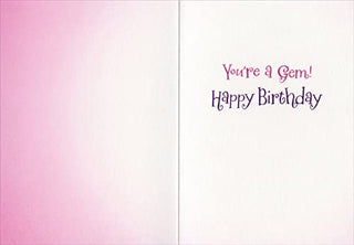 Avanti Birthday Card - Kitten Face Flowers Tiara