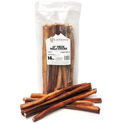 Tuesday's Thick Odor-Free Bully Sticks 12" Value Pack