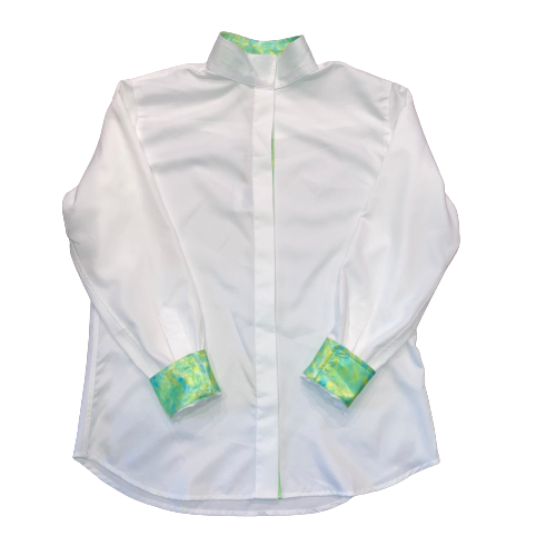 Tailored Sportsman Coolmax Shirt Blurry Green/Yellow 6R