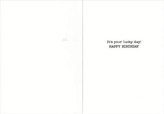 Avanti America Collection Birthday Card - Lucky Silver Plays Roulette