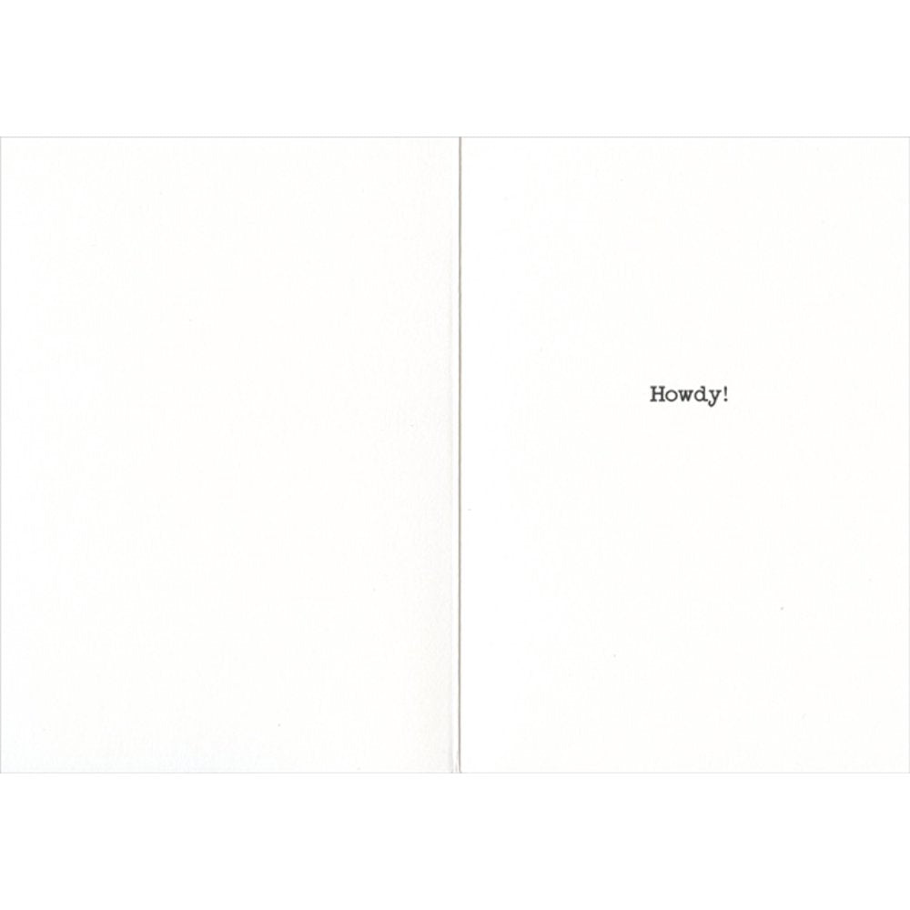Avanti America Greeting Card - Jersey Cow With Hat