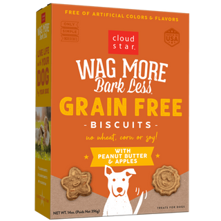 Wag More Grain-Free Biscuits Peanut Butter & Apples