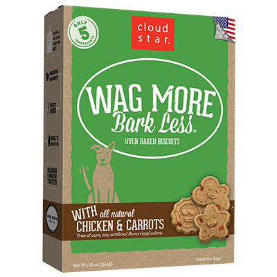 Wag More Oats & Grains Biscuits Chicken & Carrot