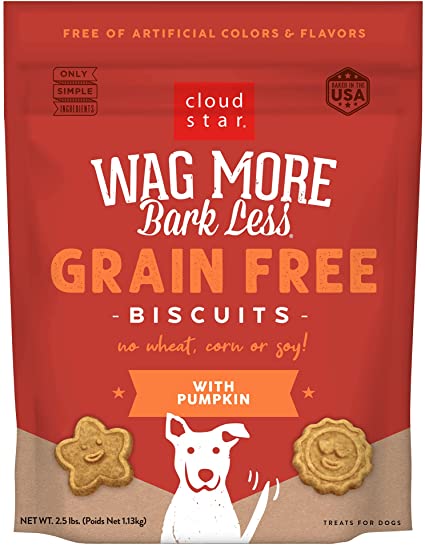 Wag More Grain-Free Biscuits Pumpkin