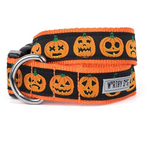 The Worthy Dog Collar Jack-O-Lantern