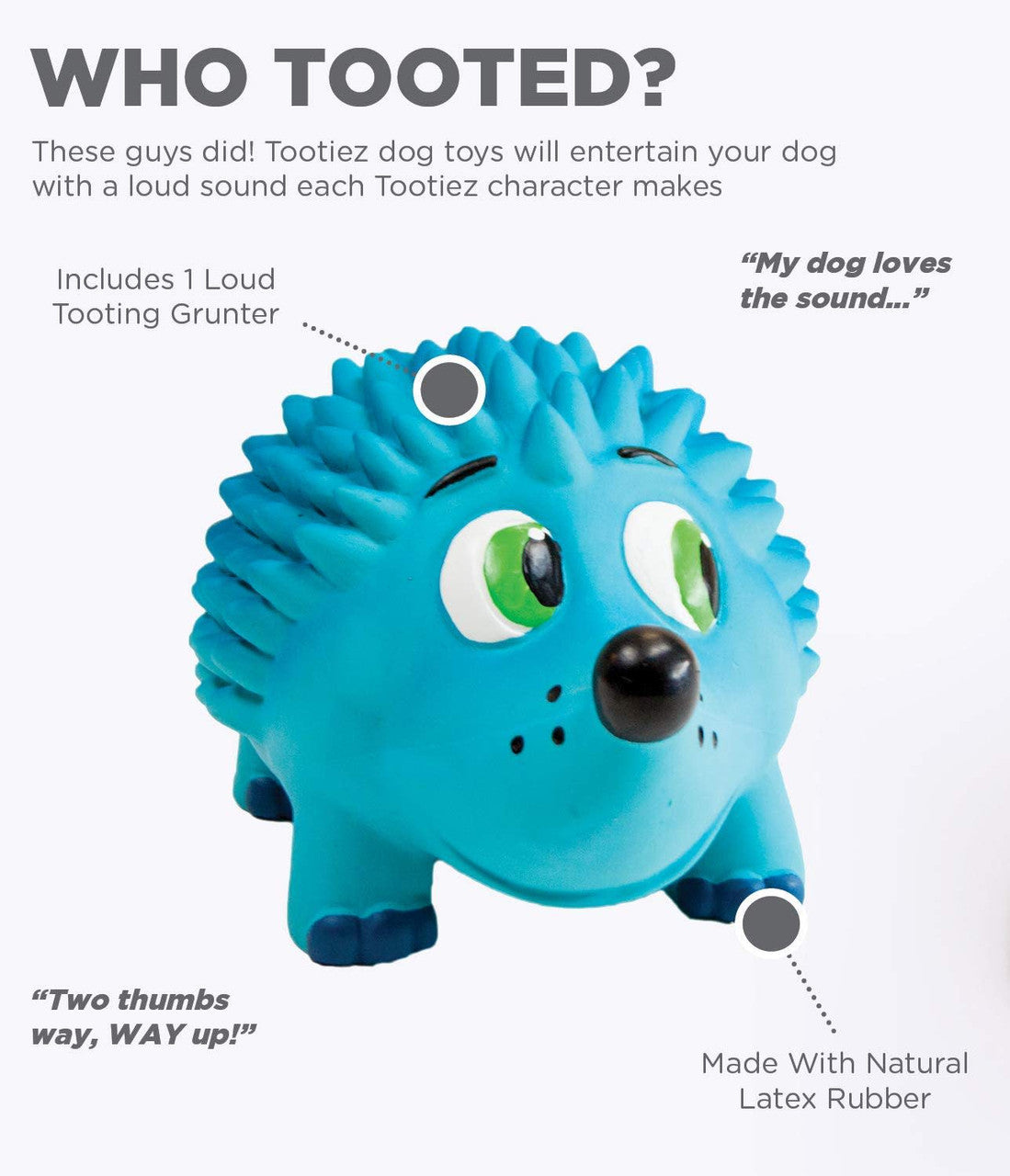 Outward Hound Tootiez Hedgehog