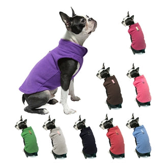 Gooby  Fleece Vest , Blue