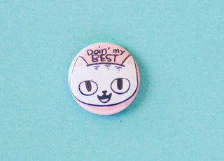 Beth Spencer Happy Cat Pin