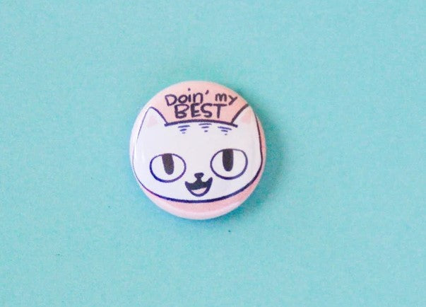 Beth Spencer Happy Cat Pin