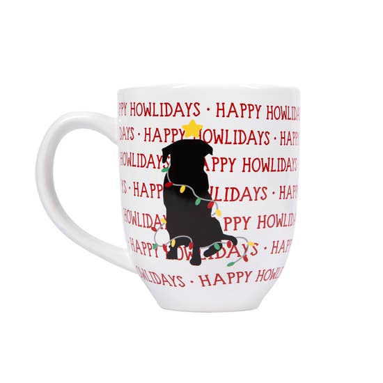 Pearhead Happy Howlidays Dog Mug