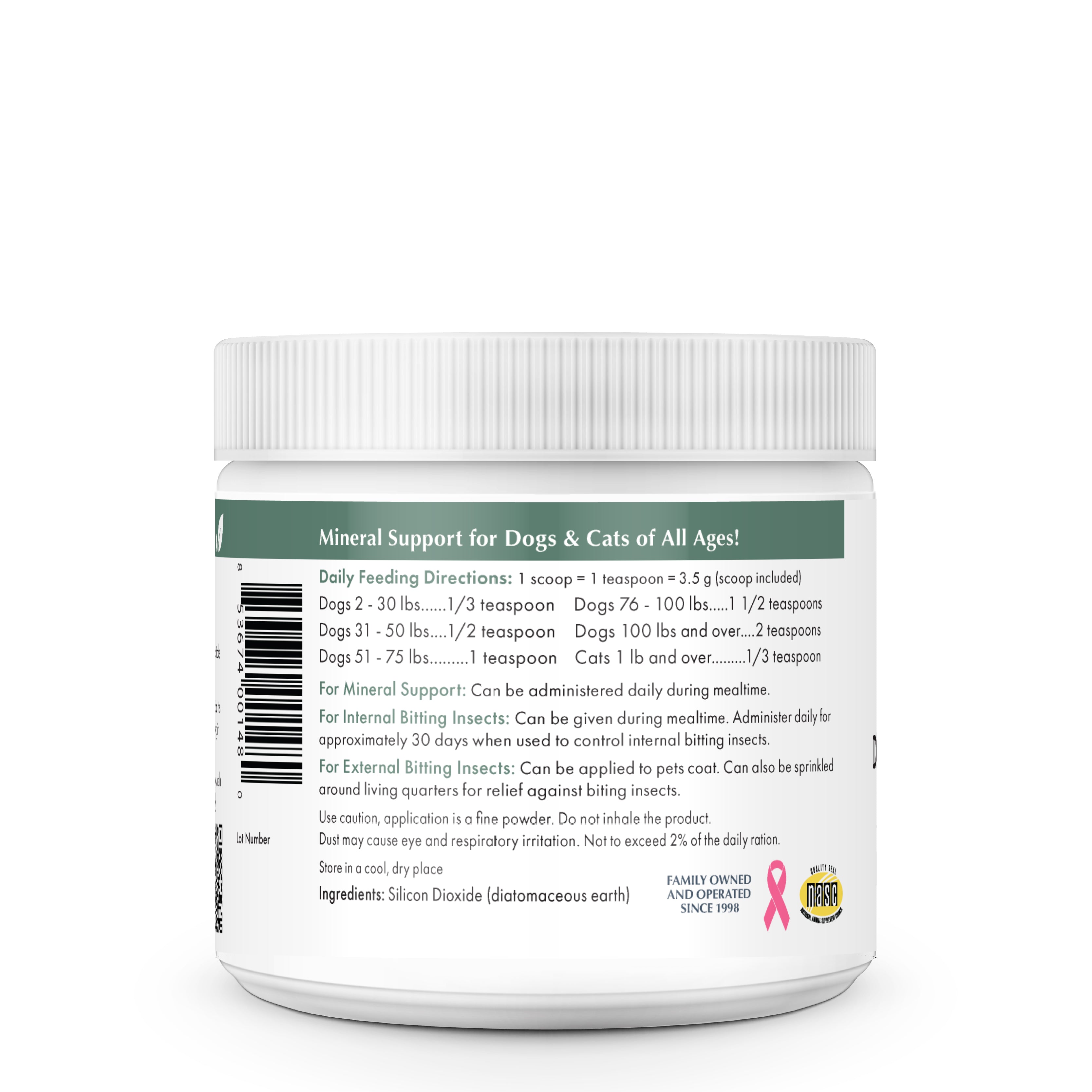 Wholistic Pet Organics Diatomaceous Earth