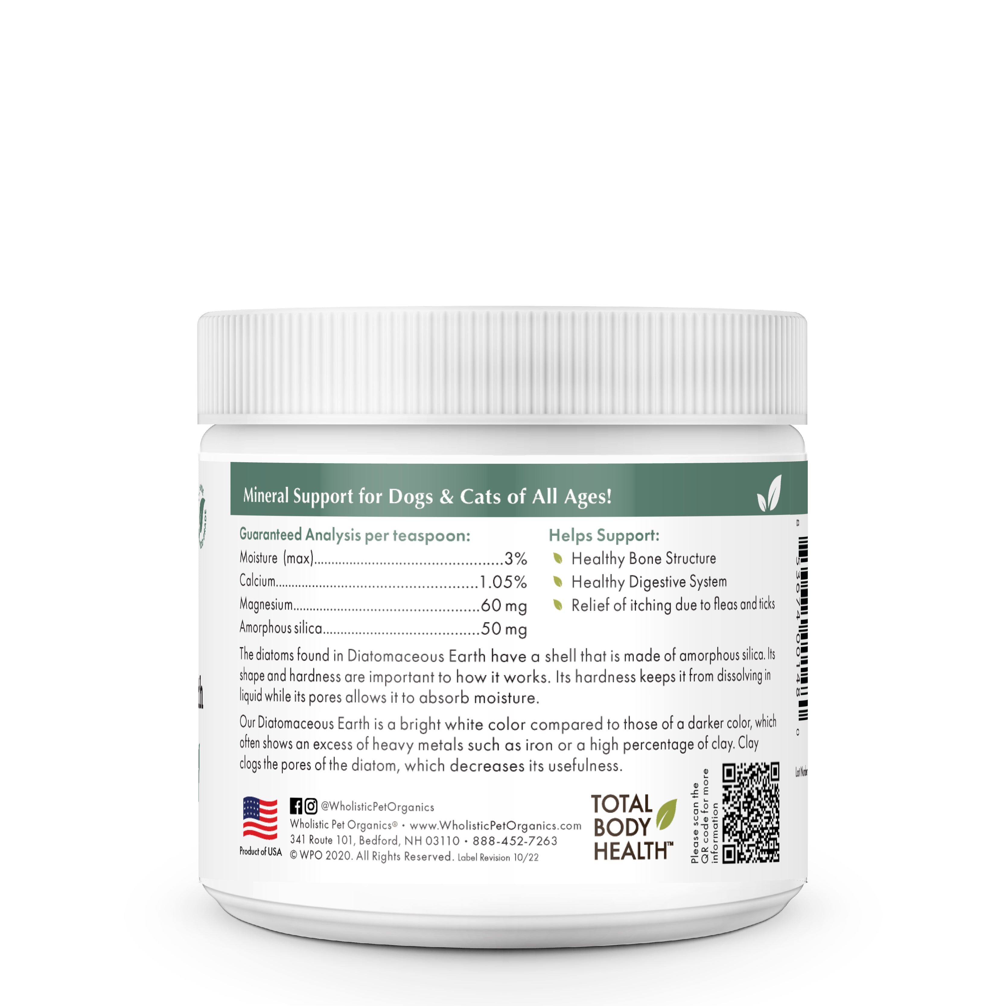 Wholistic Pet Organics Diatomaceous Earth