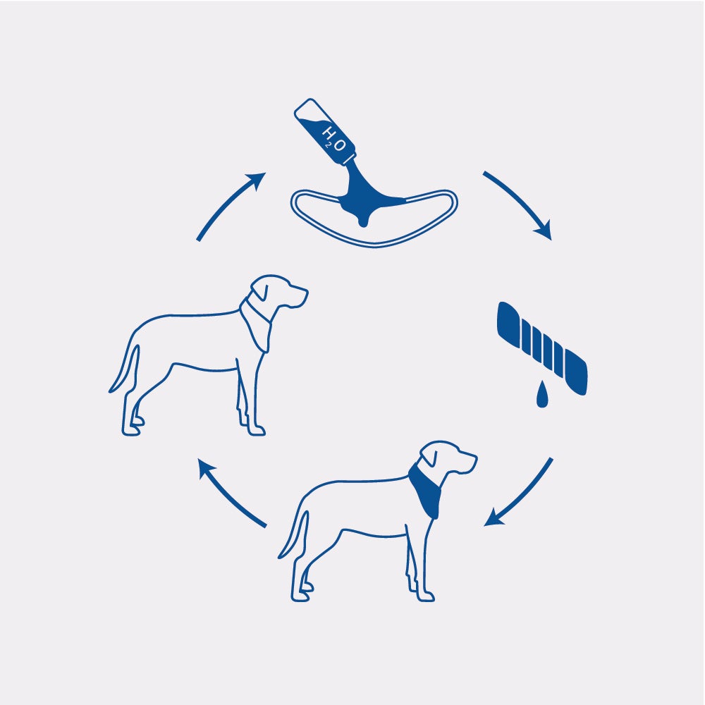 GF Pet Cooling Neck Ice-Band