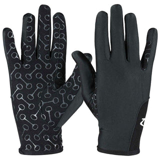 Horze Kid's Riding Gloves With Silicone Palm Print