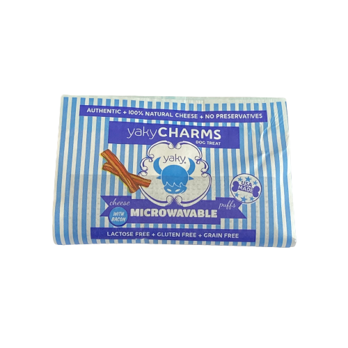 Himalayan Yaky Charms With Bacon Microwavable Cheese Puff Treats Single