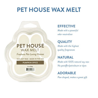 One Fur All Pet House Wax Melt - Pumpkin Spice