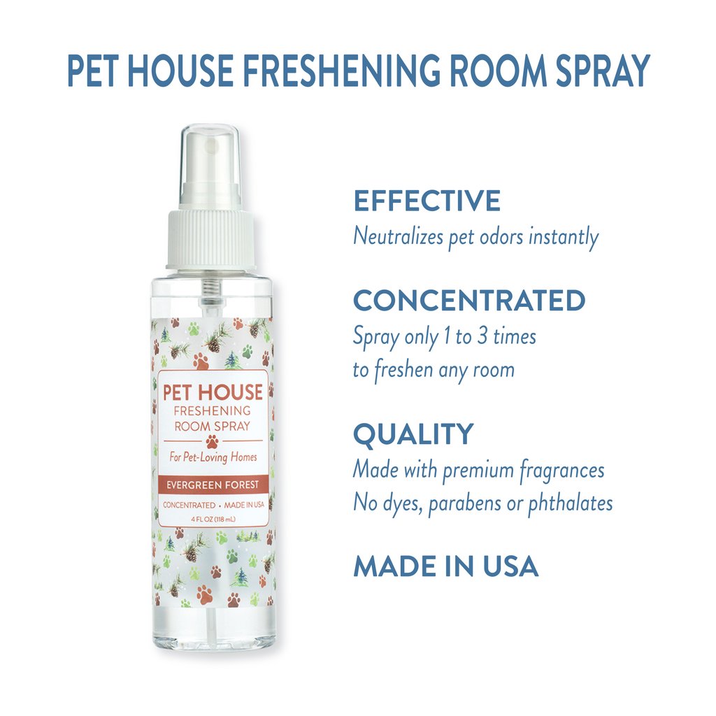 One Fur All Pet House Room Spray - Evergreen